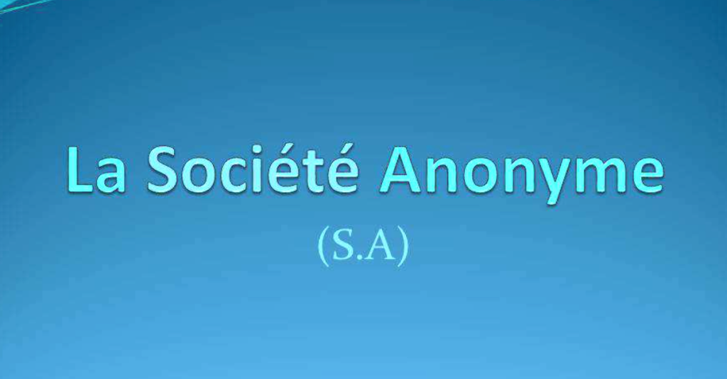Société anonyme SA