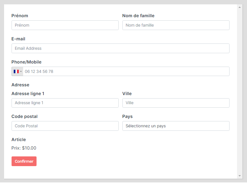 Ajouter Paiement PayPal avec Fluent Forms resultat