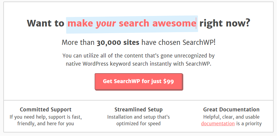 Pluging WordPress -SearchWP