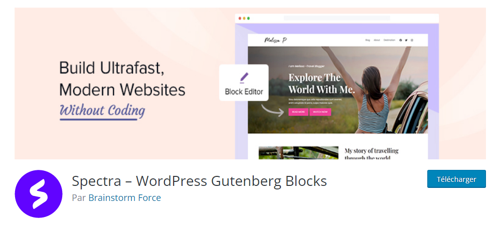 Pluging WordPress - Ultimate Addons for Gutenberg