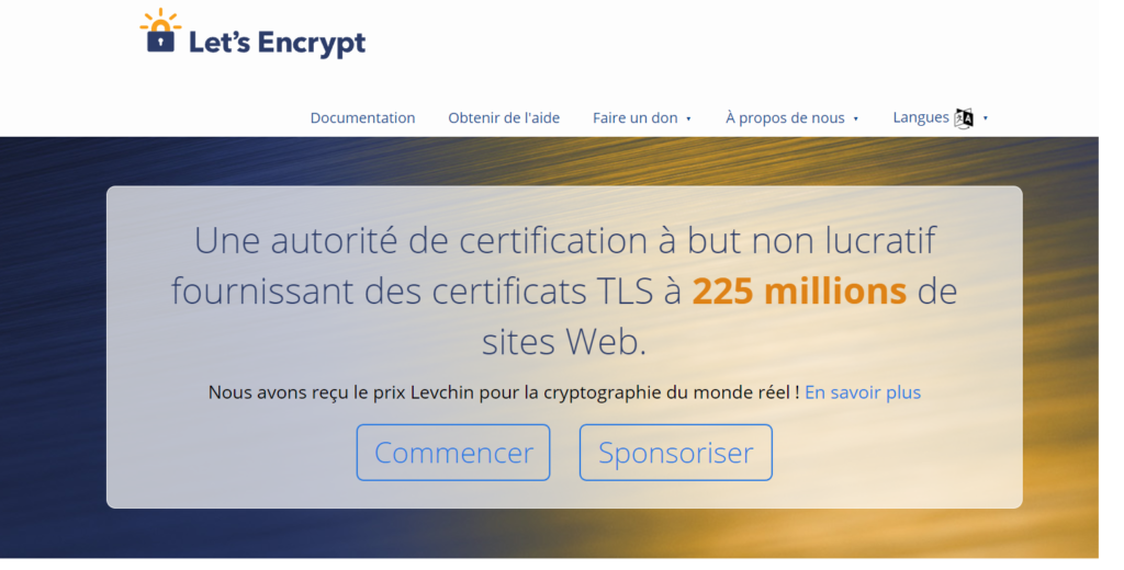 Obtenir un Certificat SSL gratuitement
