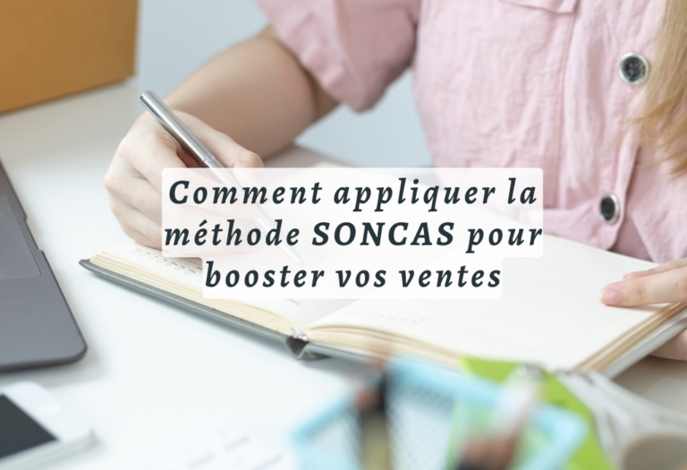 méthode SONCAS vente